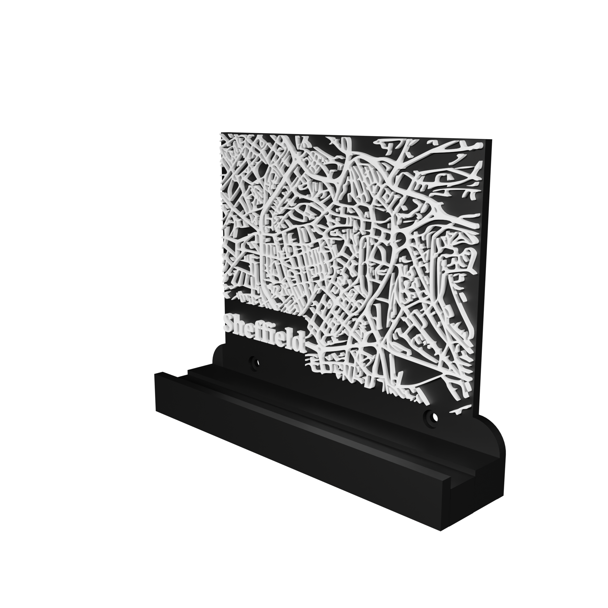 Custom Location Vinyl Record Stand