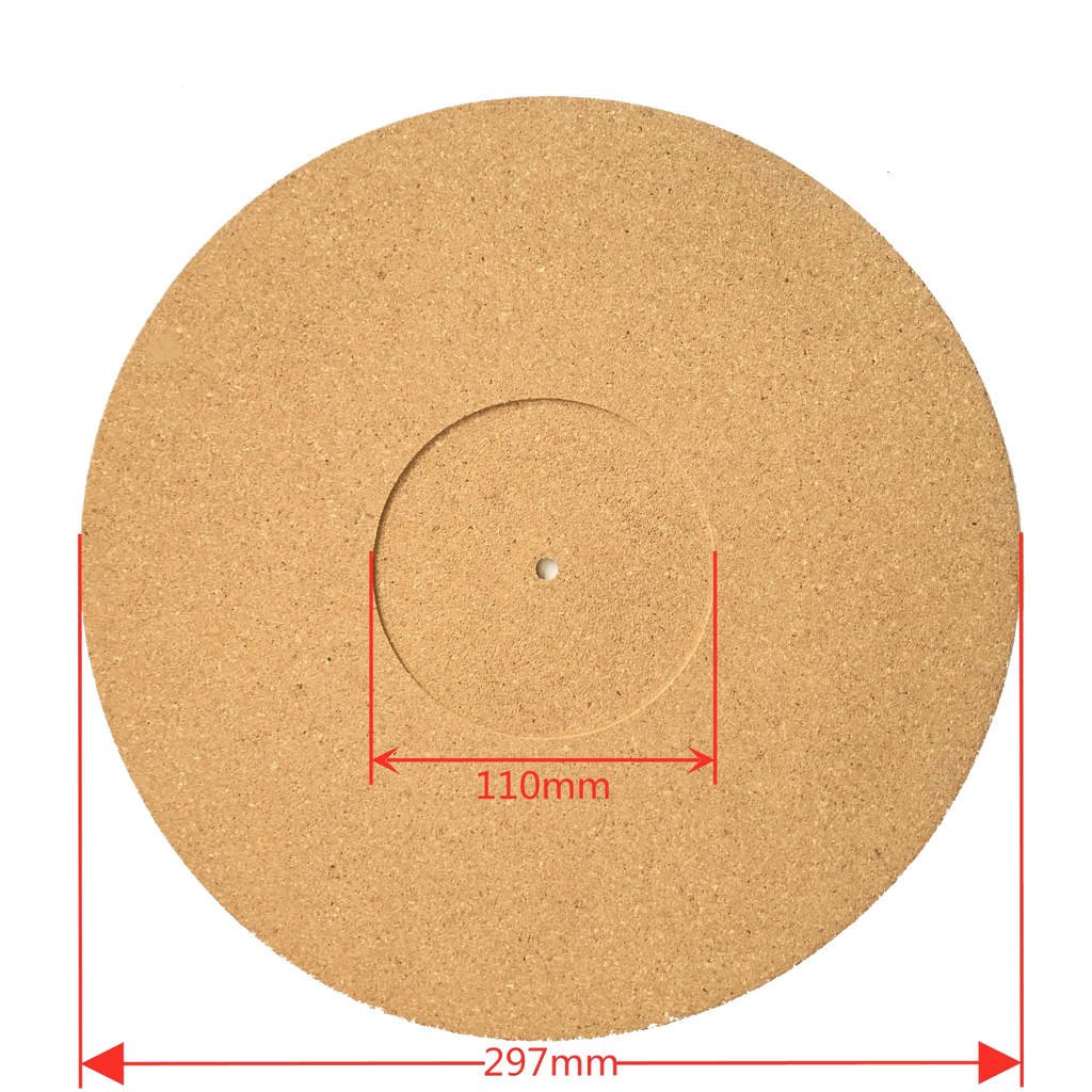 Cork Record Mat – Turntable Platter Mat for Vinyl Record Players