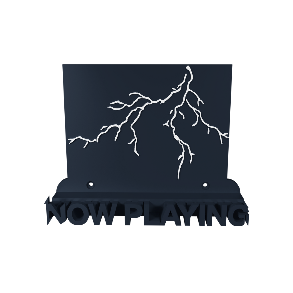 Lightning Vinyl Record Stand