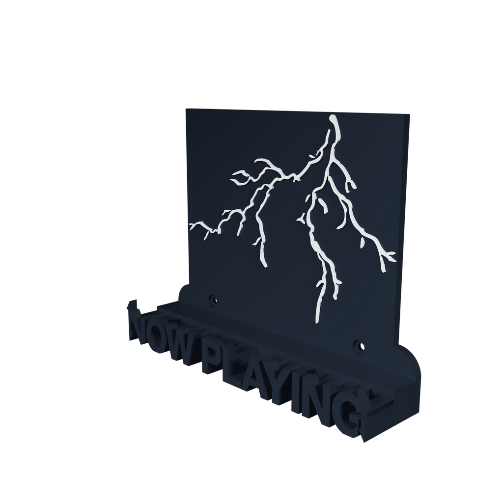 Lightning Vinyl Record Stand