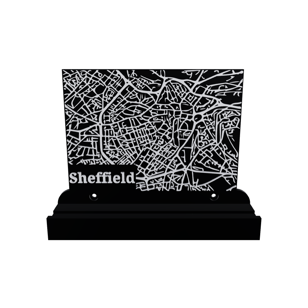 Custom Location Vinyl Record Stand