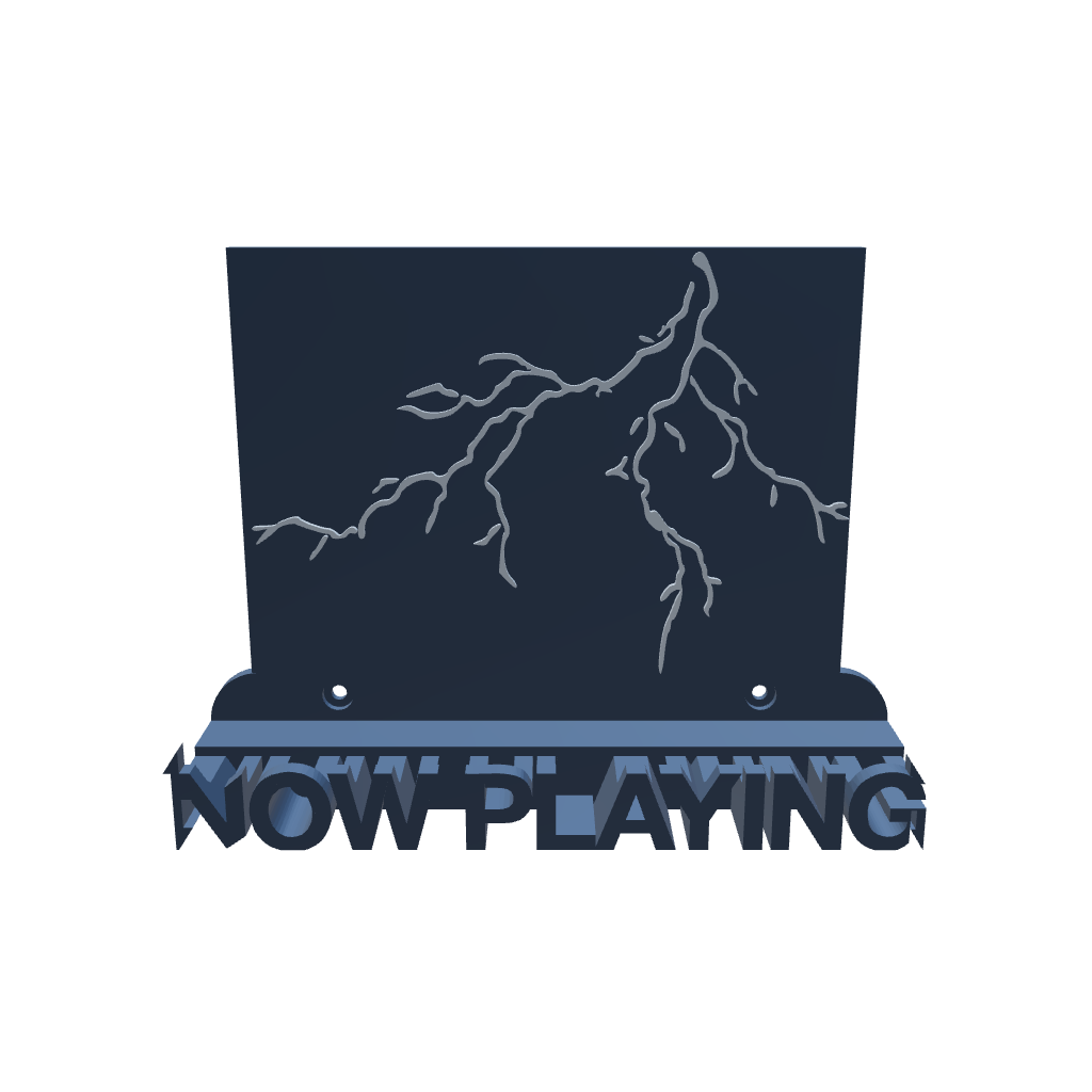 Lightning Vinyl Record Stand